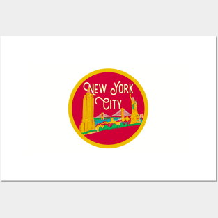 NYC Vintage Decal Posters and Art